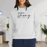 She is Strong Women's Fleece Crewneck Sweatshirt