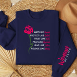 Woman of The Bible Women's Fleece Crewneck Sweatshirt