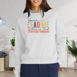 Spirit Lead Me Where My Trust Is Without Boarder Women's Fleece Crewneck Sweatshirt