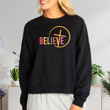 Believe Women's Fleece Women's Fleece Crewneck Sweatshirt