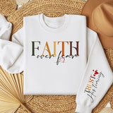 Faith Over Fear Fleece Women's Fleece Crewneck Sweatshirt