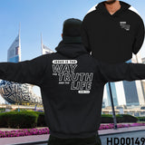 Jesus is the Way, The Truth & The Life | John 14:6 Christian Bible Verse Hooded Sweatshirt