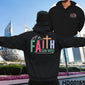 Faith Can Move Mountains Christian Bible Verse Hooded Sweatshirt
