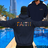 Faith | Ephesians 2:8 Christian Bible Verse Hooded Sweatshirt