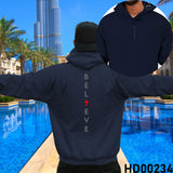 Believe Christian Bible Verse Hooded Sweatshirt