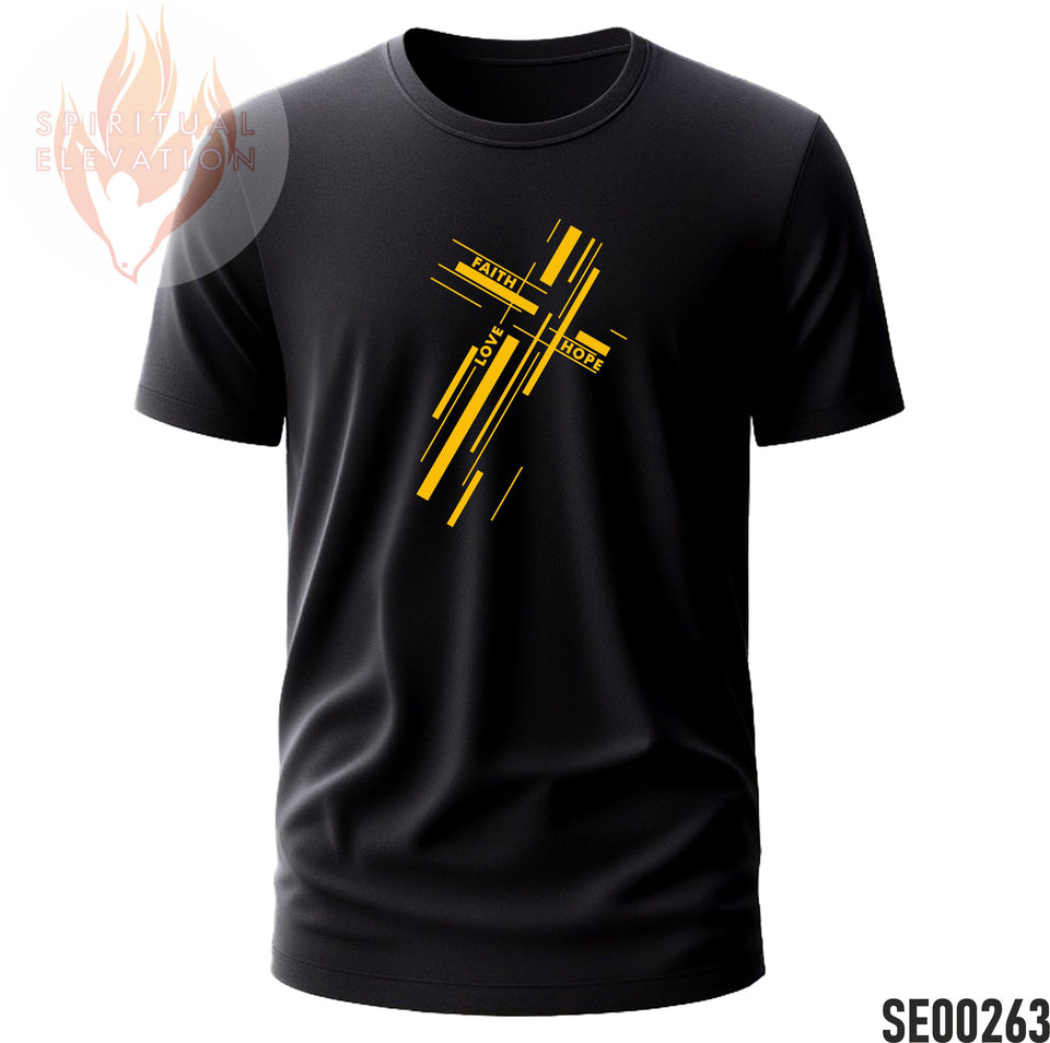 Love, Faith, Hope Abstract