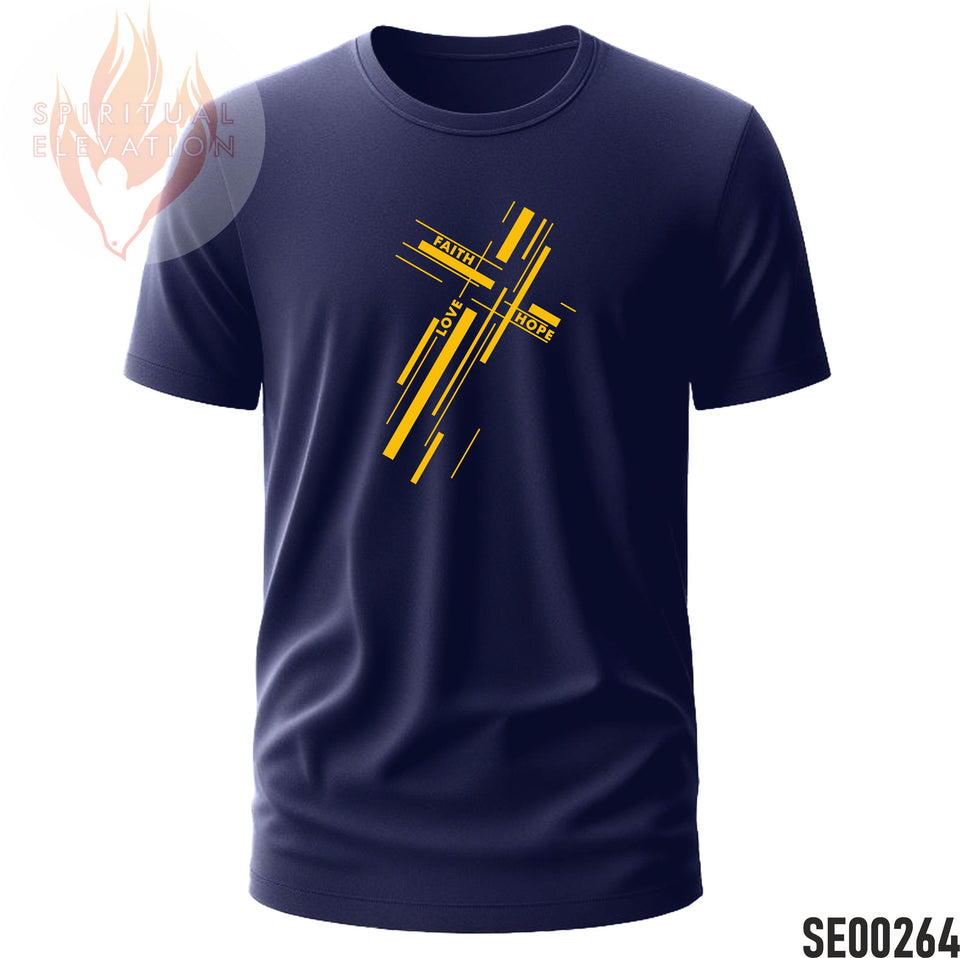 Love, Faith, Hope Abstract