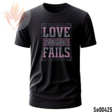 Love Never Fails | Purple Grey