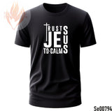 Trust Jesus To Calm YoOur Storm | Black and White