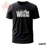 In The Waiting, God Is Working | Black and White