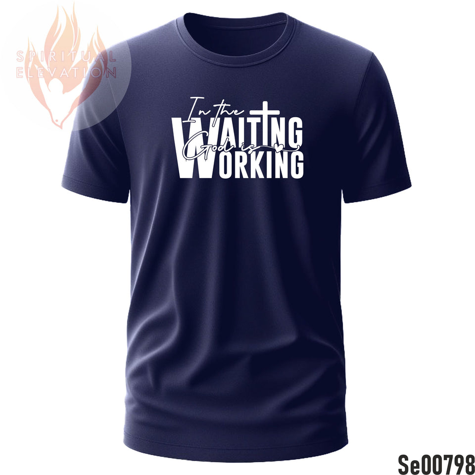 In The Waiting, God Is Working | Black and White