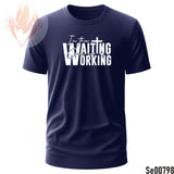 In The Waiting, God Is Working | Black and White