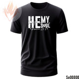 He Restores My Soul | Psalm 23:3 | Black and White