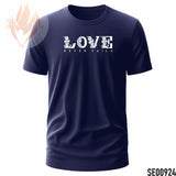 Love Never Fails  | Minimalist | Black and White