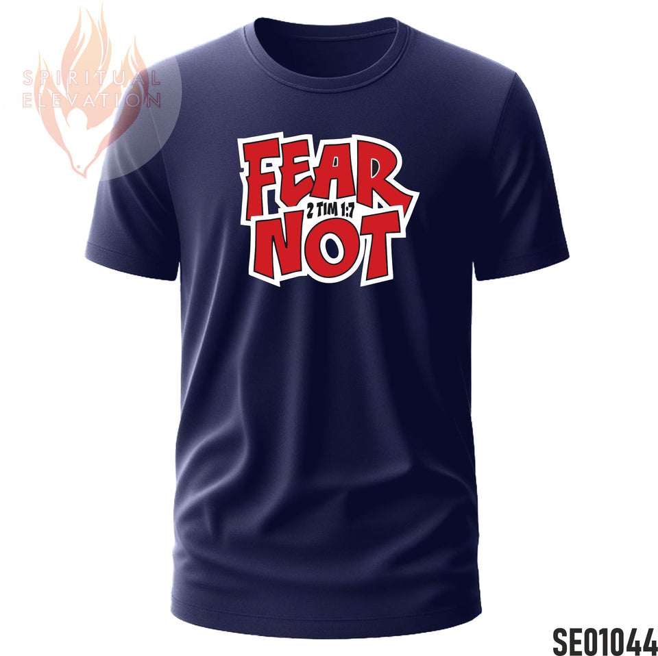 Fear Not - Red | Minimalist