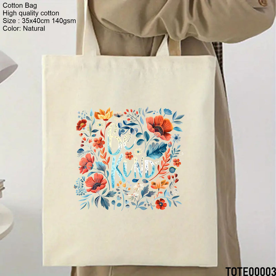 Design 01 - 20  Spiritual Elevation Tote Bag  | Christian Gifts for Women | Faith Based Gifts | Christian Canvas Bags for Women