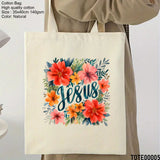 Design 01 - 20  Spiritual Elevation Tote Bag  | Christian Gifts for Women | Faith Based Gifts | Christian Canvas Bags for Women