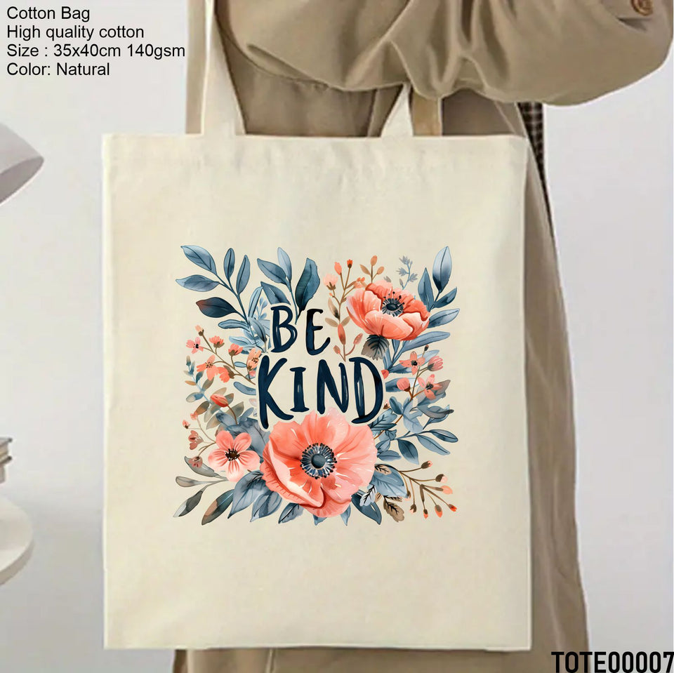Design 01 - 20  Spiritual Elevation Tote Bag  | Christian Gifts for Women | Faith Based Gifts | Christian Canvas Bags for Women
