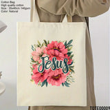 Design 01 - 20  Spiritual Elevation Tote Bag  | Christian Gifts for Women | Faith Based Gifts | Christian Canvas Bags for Women