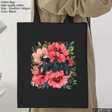 Design 01 - 20  Spiritual Elevation Tote Bag  | Christian Gifts for Women | Faith Based Gifts | Christian Canvas Bags for Women