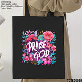Design 01 - 20  Spiritual Elevation Tote Bag  | Christian Gifts for Women | Faith Based Gifts | Christian Canvas Bags for Women