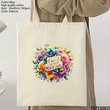 Design 21 - 40 Spiritual Elevation Tote Bag | Christian Gifts for Women | Faith Based Gifts | Christian Canvas Bags for Women