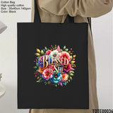 Design 21 - 40 Spiritual Elevation Tote Bag | Christian Gifts for Women | Faith Based Gifts | Christian Canvas Bags for Women