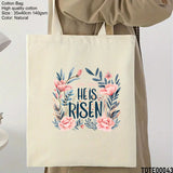 Design 41 - 60 Spiritual Elevation Tote Bag | Christian Gifts for Women | Faith Based Gifts | Christian Canvas Bags for Women