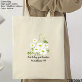 Design 61 - 80 Spiritual Elevation Tote Bag | Christian Gifts for Women | Faith Based Gifts | Christian Canvas Bags for Women