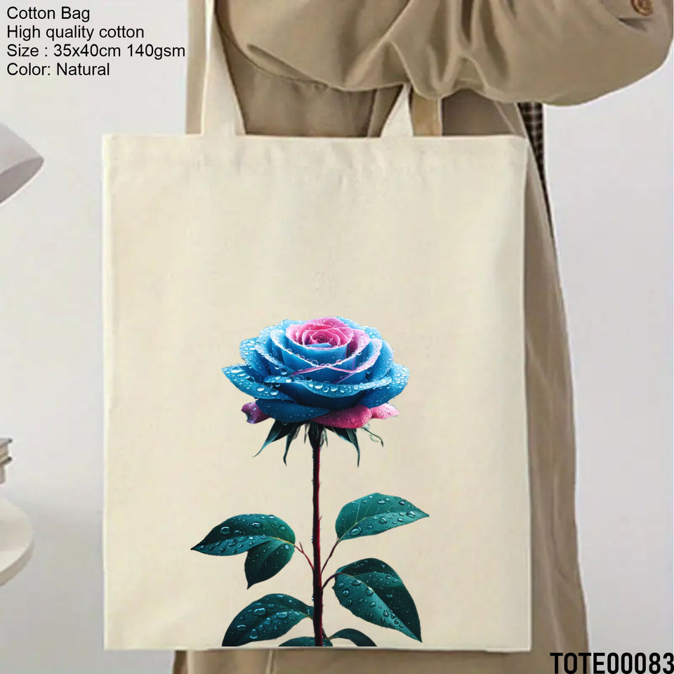 Design 81 - 100 Spiritual Elevation Tote Bag | Christian Gifts for Women | Faith Based Gifts | Christian Canvas Bags for Women