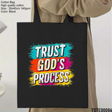 Design 81 - 100 Spiritual Elevation Tote Bag | Christian Gifts for Women | Faith Based Gifts | Christian Canvas Bags for Women