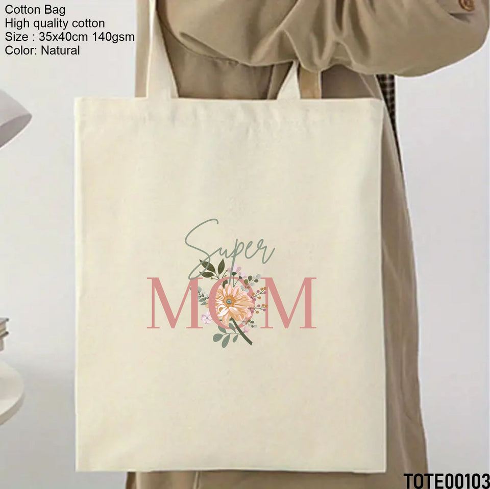 Design 101 - 120 Spiritual Elevation Tote Bag | Christian Gifts for Women | Faith Based Gifts | Christian Canvas Bags for Women