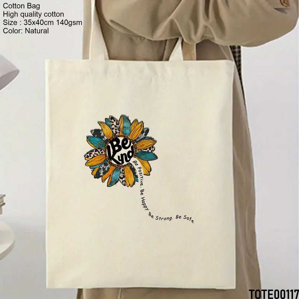 Design 101 - 120 Spiritual Elevation Tote Bag | Christian Gifts for Women | Faith Based Gifts | Christian Canvas Bags for Women