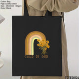 Design 121 - 140 Spiritual Elevation Tote Bag | Christian Gifts for Women | Faith Based Gifts | Christian Canvas Bags for Women