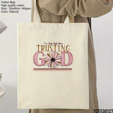 Design 121 - 140 Spiritual Elevation Tote Bag | Christian Gifts for Women | Faith Based Gifts | Christian Canvas Bags for Women