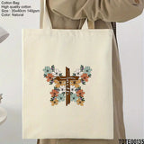 Design 121 - 140 Spiritual Elevation Tote Bag | Christian Gifts for Women | Faith Based Gifts | Christian Canvas Bags for Women