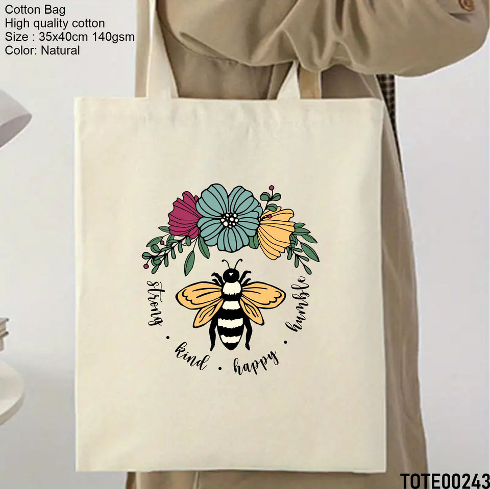 Design 241 - 260 Spiritual Elevation Tote Bag | Christian Gifts for Women | Faith Based Gifts | Christian Canvas Bags for Women