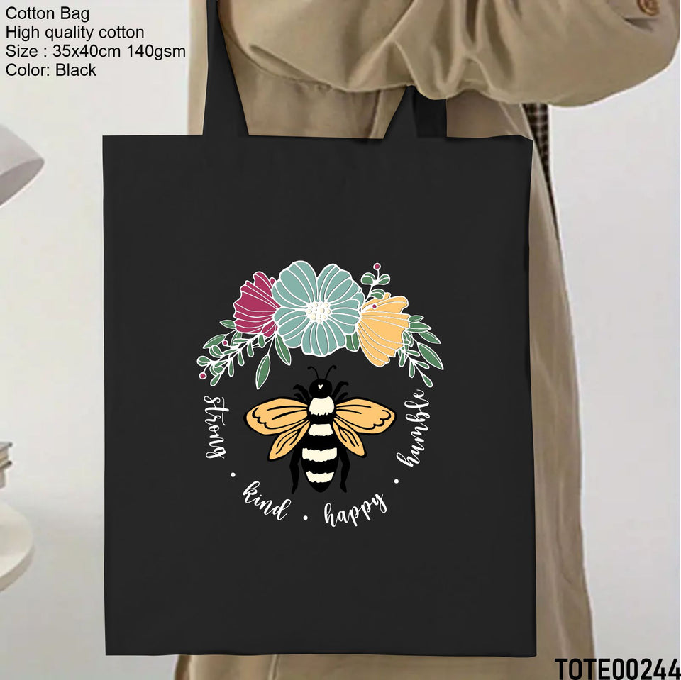 Design 241 - 260 Spiritual Elevation Tote Bag | Christian Gifts for Women | Faith Based Gifts | Christian Canvas Bags for Women