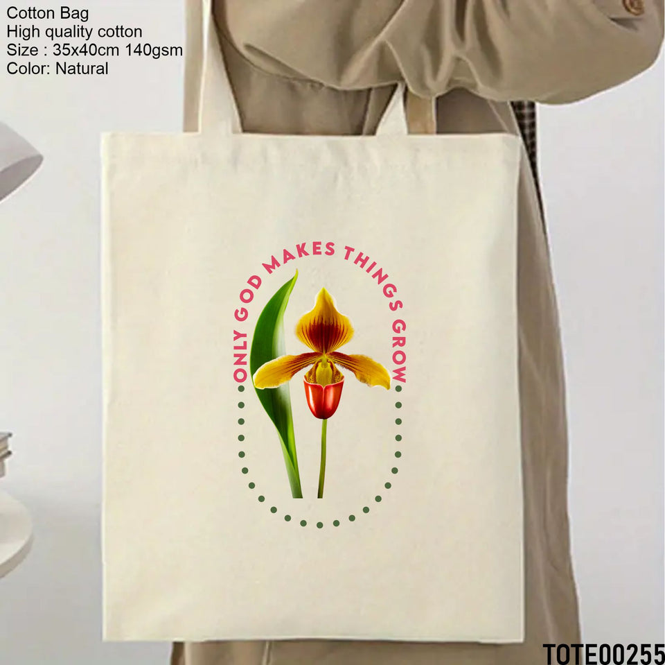 Design 241 - 260 Spiritual Elevation Tote Bag | Christian Gifts for Women | Faith Based Gifts | Christian Canvas Bags for Women