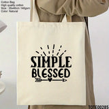 Design 281 - 300 Spiritual Elevation Tote Bag | Christian Gifts for Women | Faith Based Gifts | Christian Canvas Bags for Women