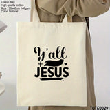 Design 281 - 300 Spiritual Elevation Tote Bag | Christian Gifts for Women | Faith Based Gifts | Christian Canvas Bags for Women