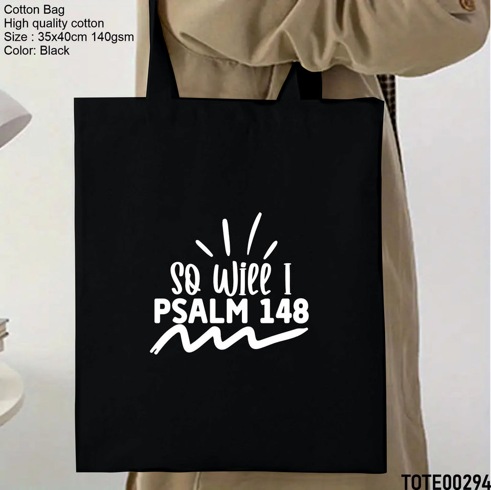 Design 281 - 300 Spiritual Elevation Tote Bag | Christian Gifts for Women | Faith Based Gifts | Christian Canvas Bags for Women