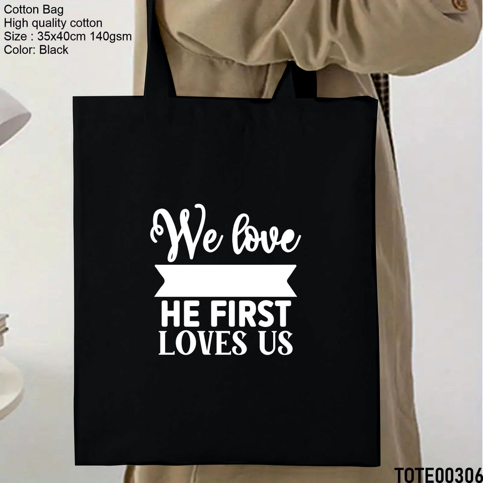 Design 301 - 320 Spiritual Elevation Tote Bag | Christian Gifts for Women | Faith Based Gifts | Christian Canvas Bags for Women