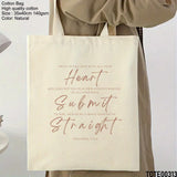 Design 301 - 320 Spiritual Elevation Tote Bag | Christian Gifts for Women | Faith Based Gifts | Christian Canvas Bags for Women