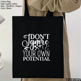 Design 321 - 340 Spiritual Elevation Tote Bag | Christian Gifts for Women | Faith Based Gifts | Christian Canvas Bags for Women