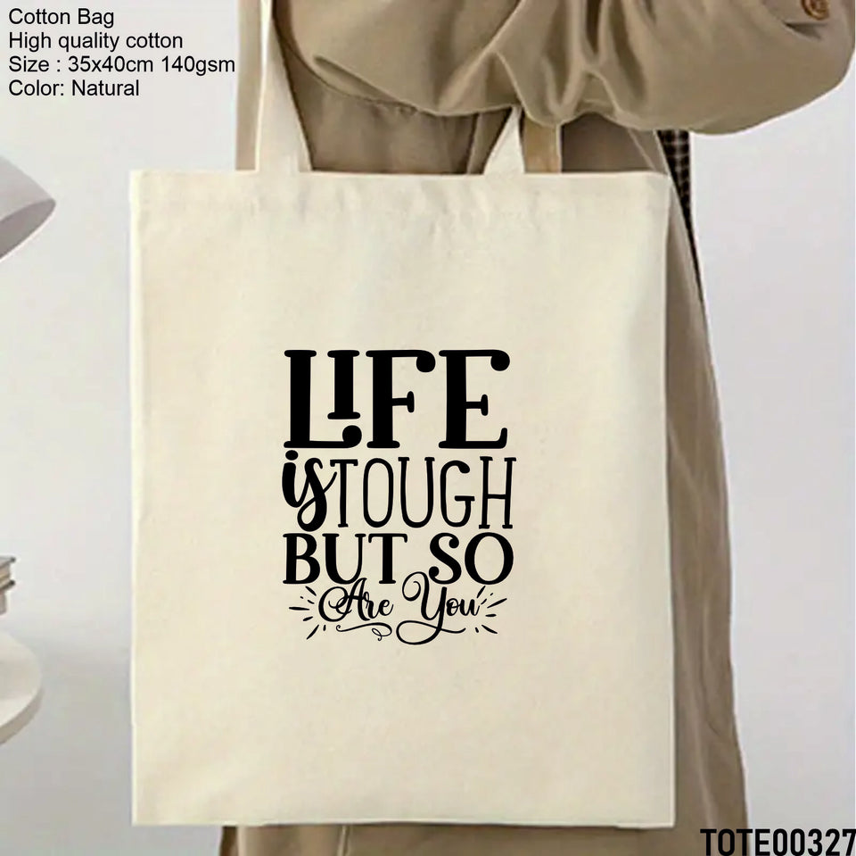 Design 321 - 340 Spiritual Elevation Tote Bag | Christian Gifts for Women | Faith Based Gifts | Christian Canvas Bags for Women