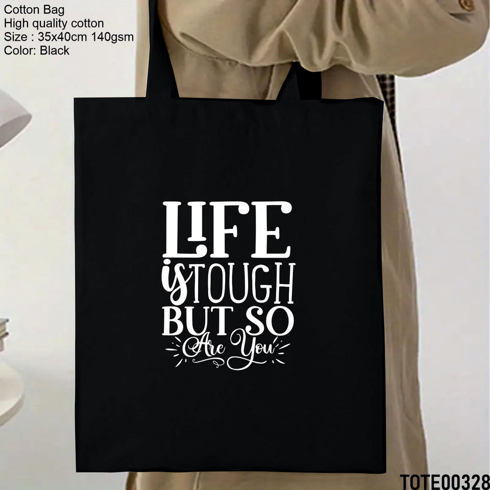 Design 321 - 340 Spiritual Elevation Tote Bag | Christian Gifts for Women | Faith Based Gifts | Christian Canvas Bags for Women