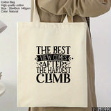 Design 321 - 340 Spiritual Elevation Tote Bag | Christian Gifts for Women | Faith Based Gifts | Christian Canvas Bags for Women