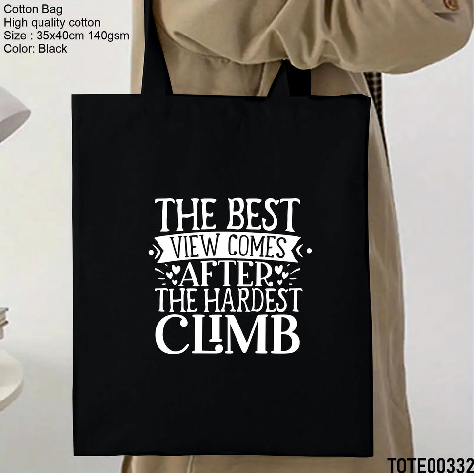 Design 321 - 340 Spiritual Elevation Tote Bag | Christian Gifts for Women | Faith Based Gifts | Christian Canvas Bags for Women
