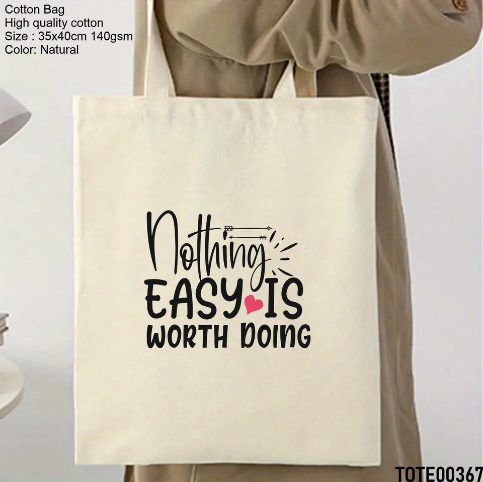 Design 361 - 380 Spiritual Elevation Tote Bag | Christian Gifts for Women | Faith Based Gifts | Christian Canvas Bags for Women